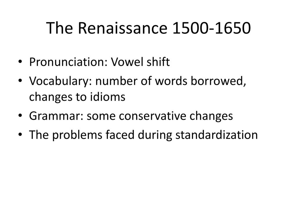 INTRODUCTION TO THE HISTORY OF ENGLISH ppt download