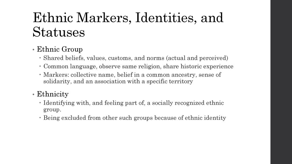 Chapter 4 Ethnicity. - ppt download
