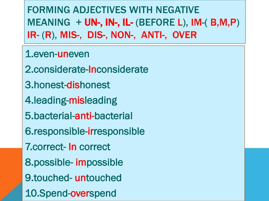 Word Formation Further Practice Section Ppt Download