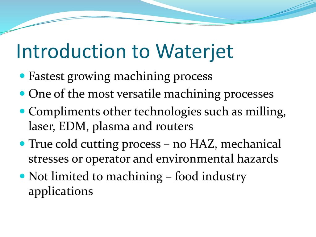 Abrasive Water jet Machining ppt download