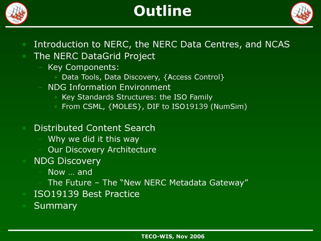 The NERC Metadata Gateway: a product of the NERC DataGrid - ppt download