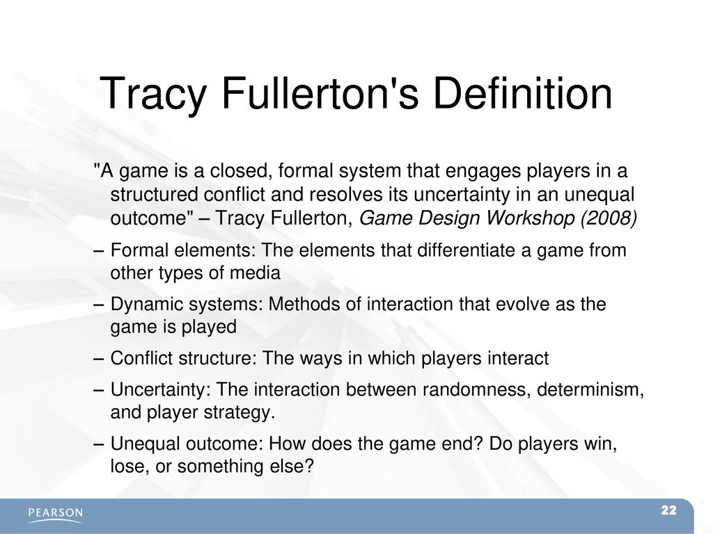 Tracy Fullerton s Definition