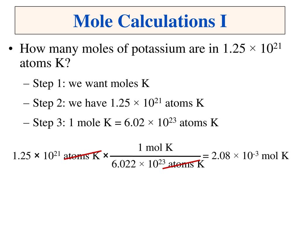 The mole concept ppt download
