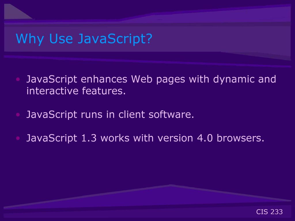 JavaScript is a programming language designed for Web pages. - ppt download