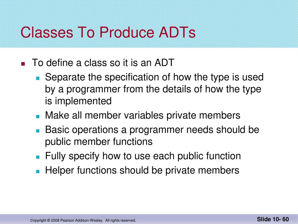 Chapter 10 Defining Classes - ppt download