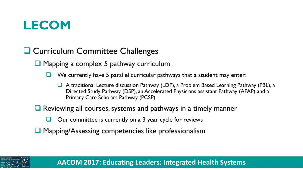 Comparing and benchmarking curricula ppt download