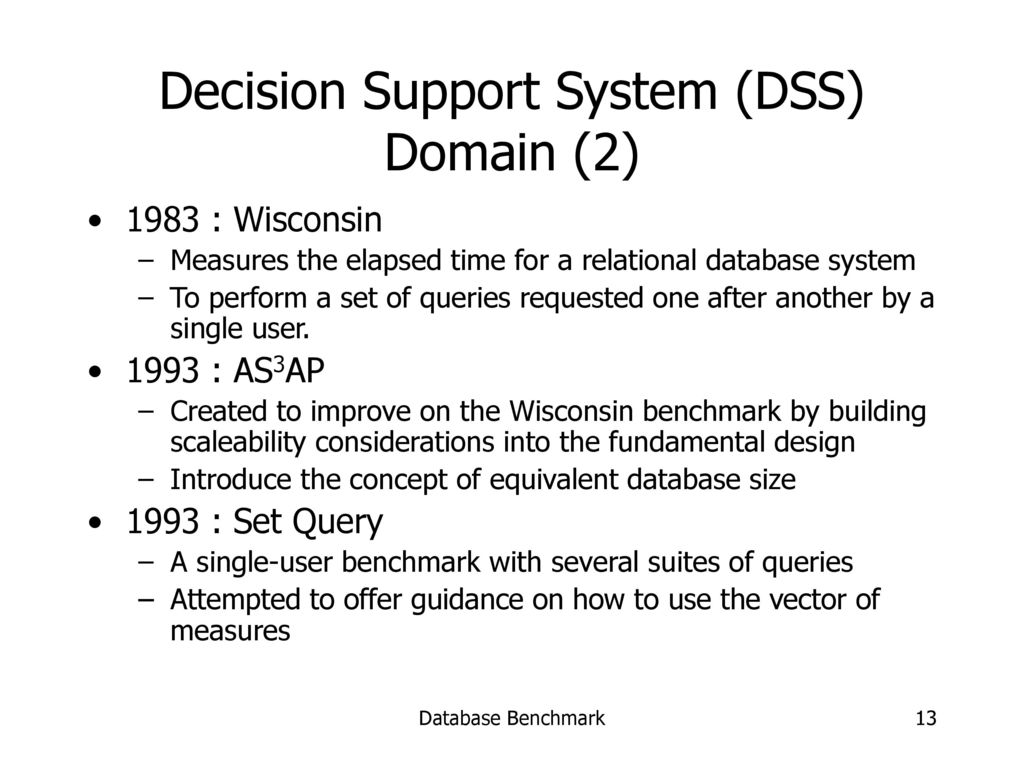 Database performance measurement ppt download