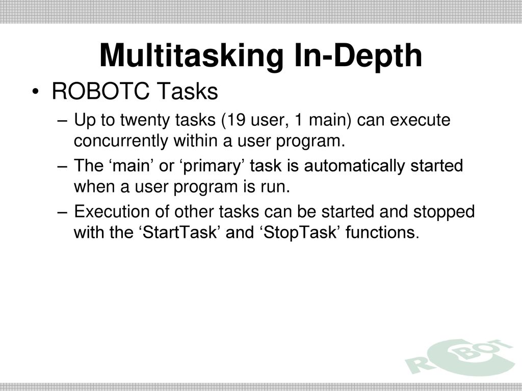 robotc multitasking