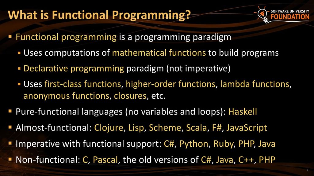 What is Functional Programming