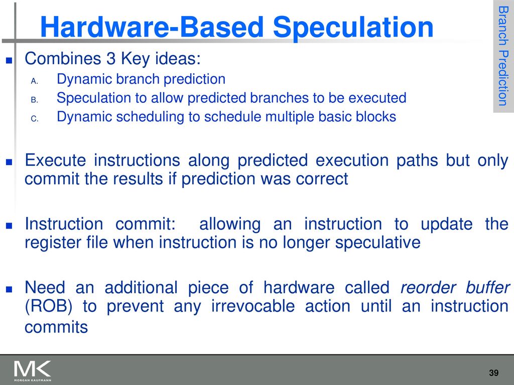 Hardware-Based Speculation