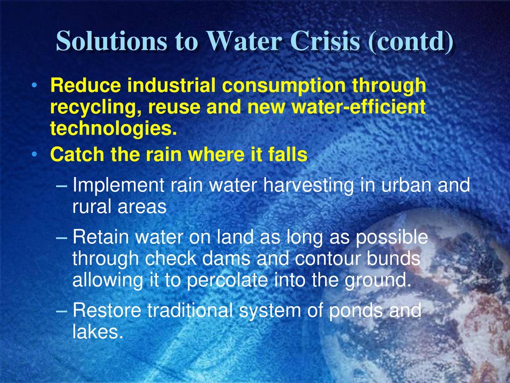 Water Resources. - Ppt Download