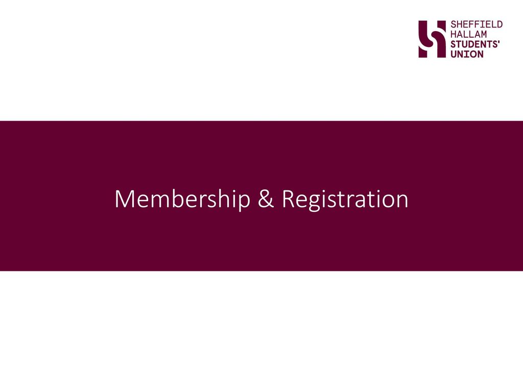 Membership & Registration