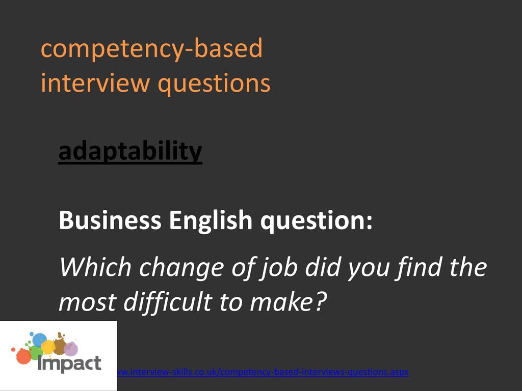 Business English question:
