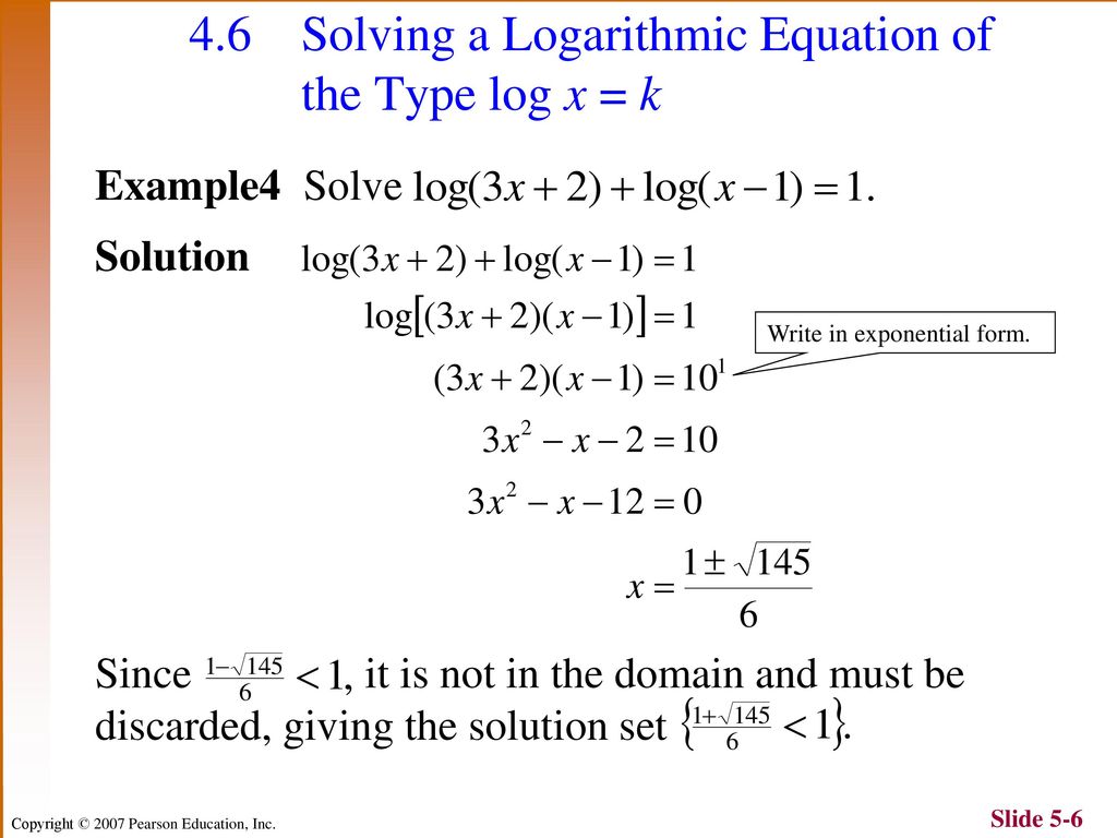 211.211 Type 21 Exponential Equations - ppt download