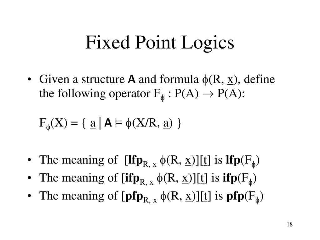 Finite Model Theory Lecture 8 Ppt Download