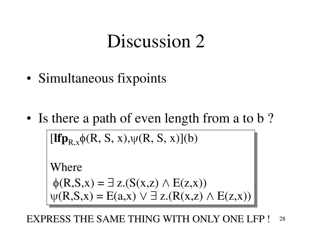 Finite Model Theory Lecture 8 Ppt Download