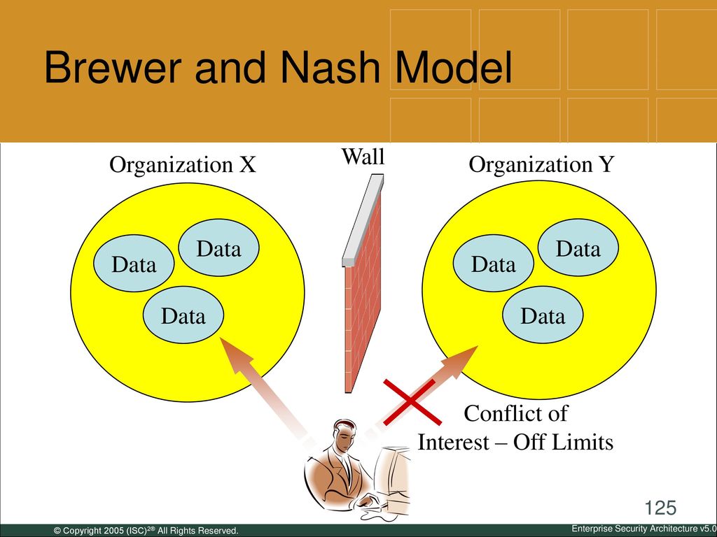 Brewer and Nash Model Wall Organization X Organization Y Data Data