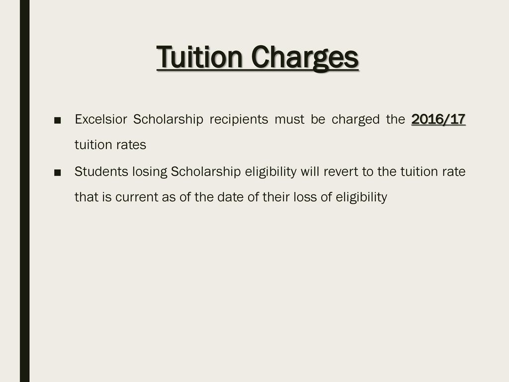 New York State’s Excelsior Scholarship - ppt download