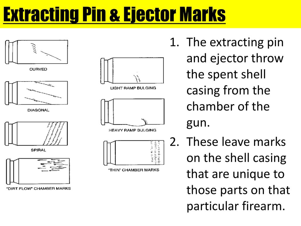 Extracting Pin & Ejector Marks