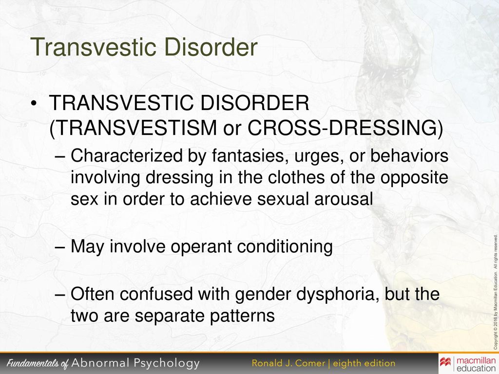 Disorders Of Sex And Gender Ppt Download