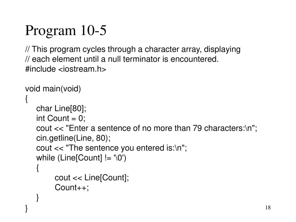 Chapter 10 – Characters and Strings - ppt download