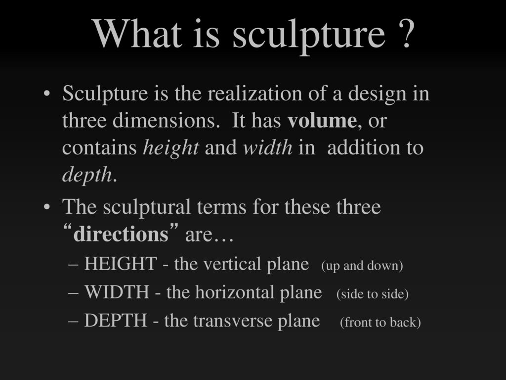Sculpture. - ppt download