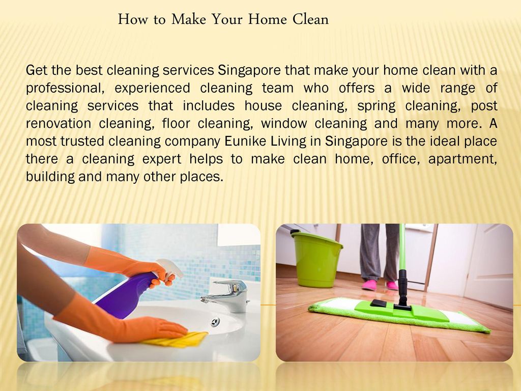 How to Make Your Home Clean