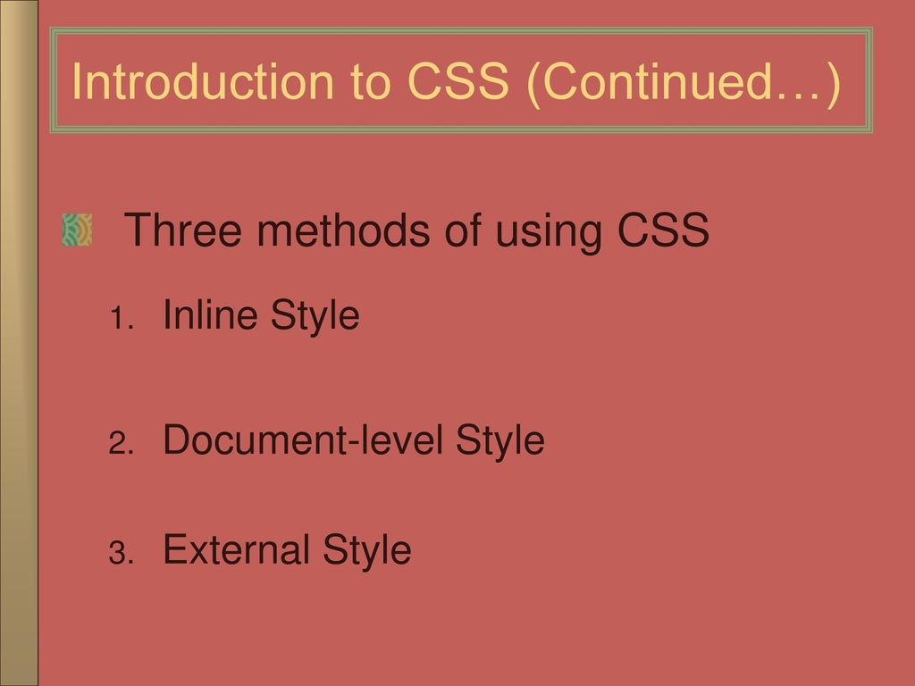 Cascading Style Sheet (CSS) - ppt download
