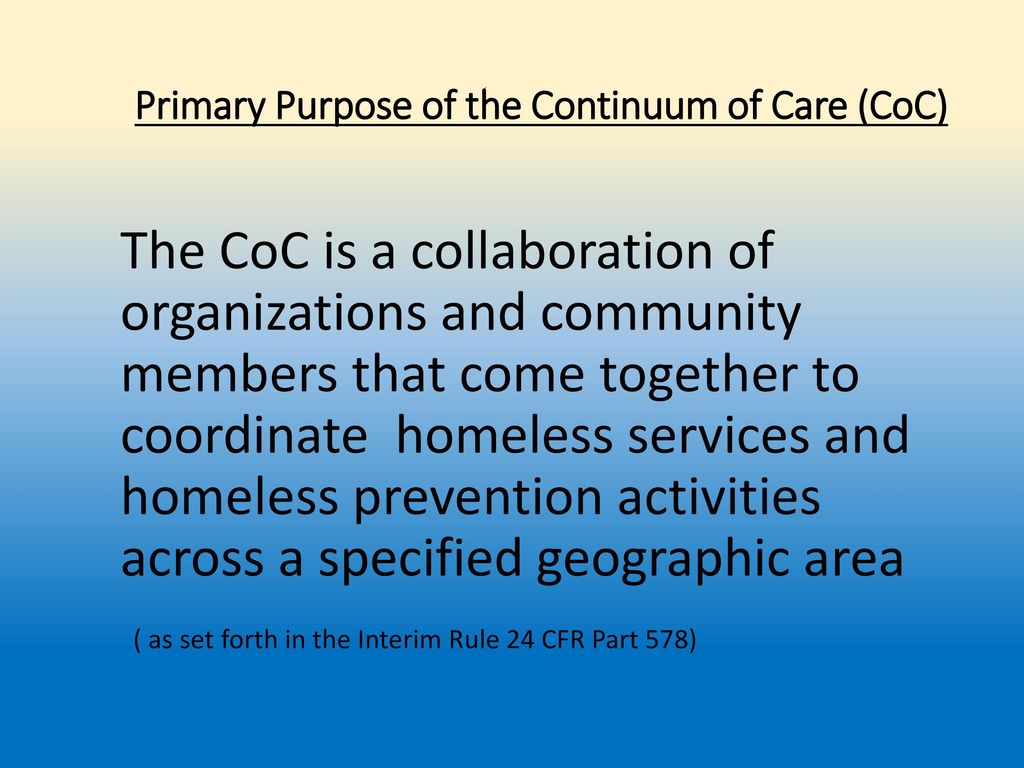 FL Volusia/Flagler CoC (Continuum Of Care) Homeless Assistance And ...