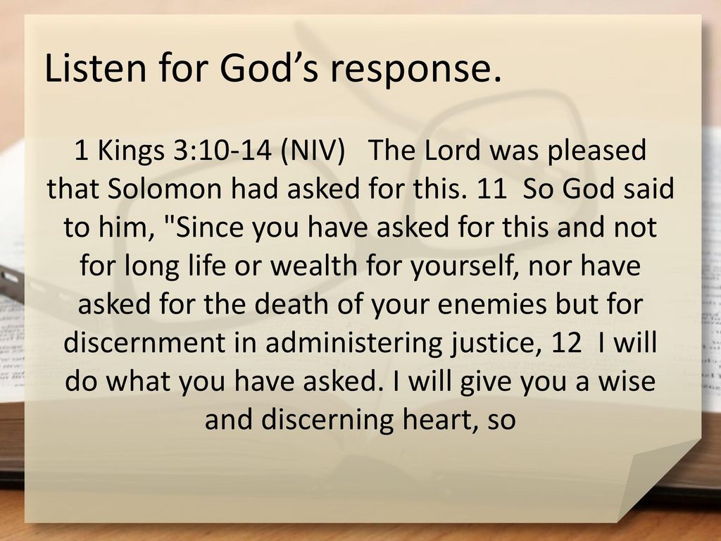 1 Kings 3:9-10