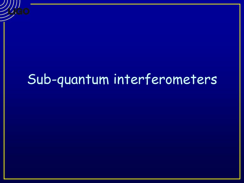 Sub-quantum interferometers