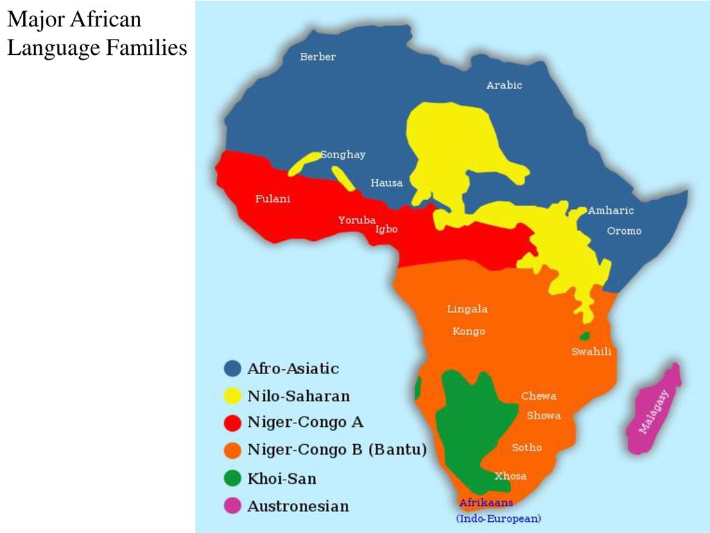 Группа африканских языков 5. Карта языковых семей Африки. Языковые семьи Африки. Языки Африки карта. Языковые группы Африки.