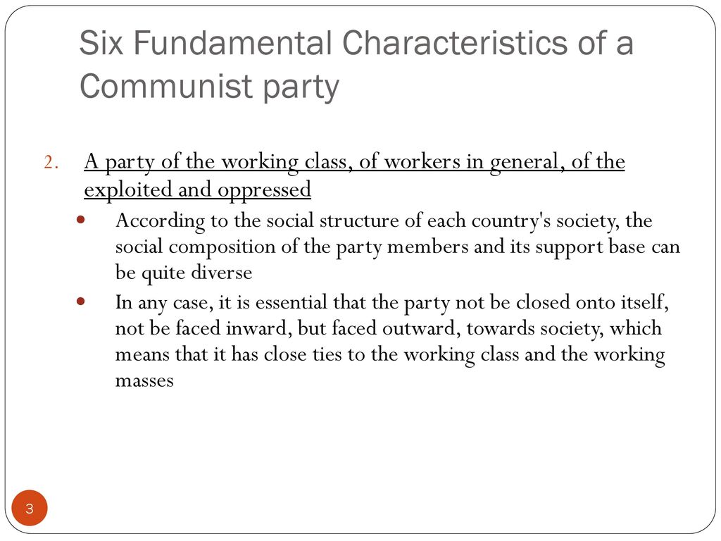 What Is A Communist Party Ppt Download