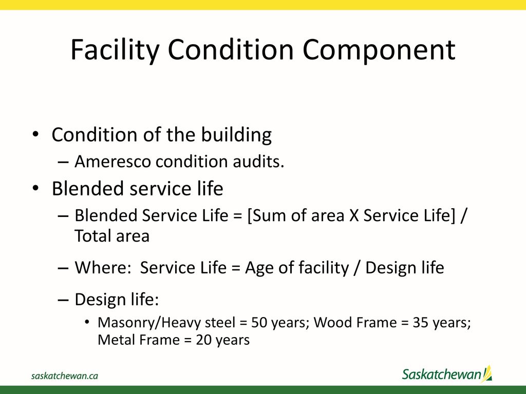 Facility Condition Component