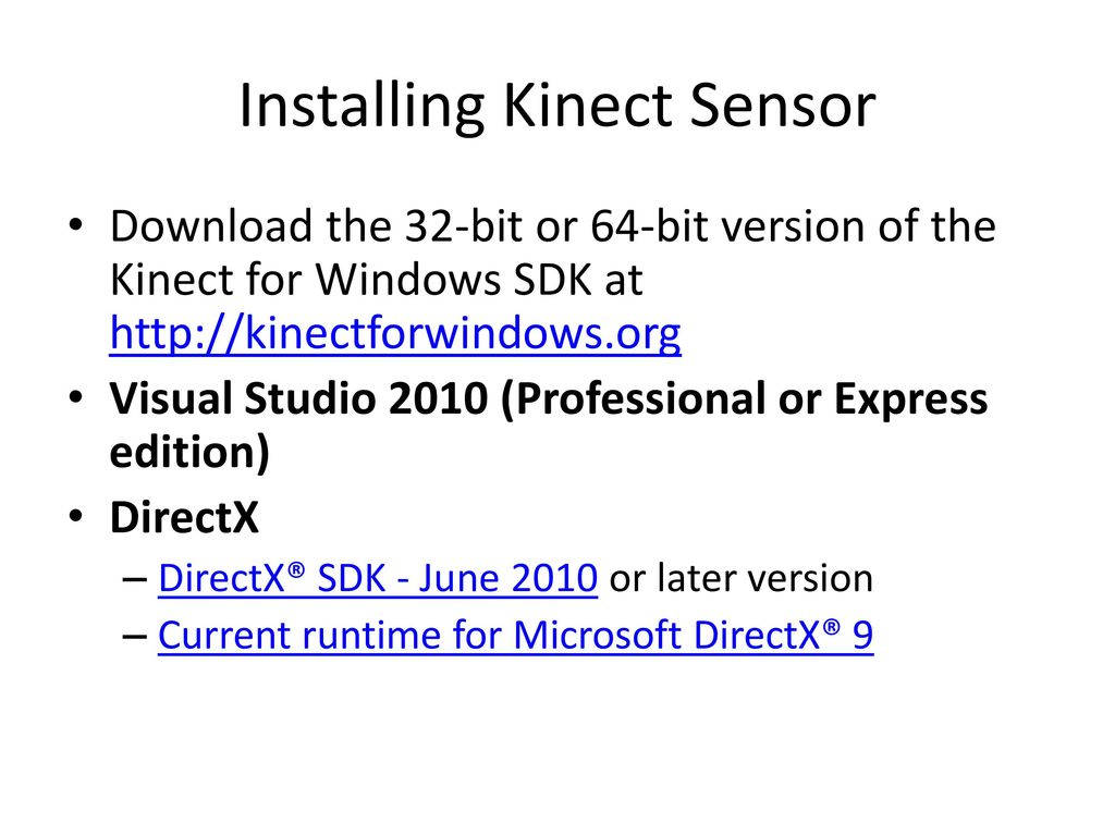 Kinect Sdk Kinect Sdk