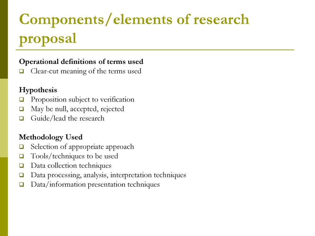 How to write a good research proposal 18/18/ ppt download