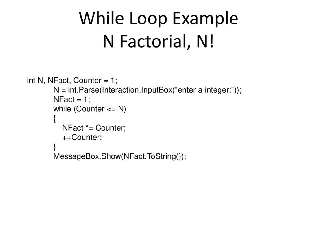 Loops ISYS ppt download