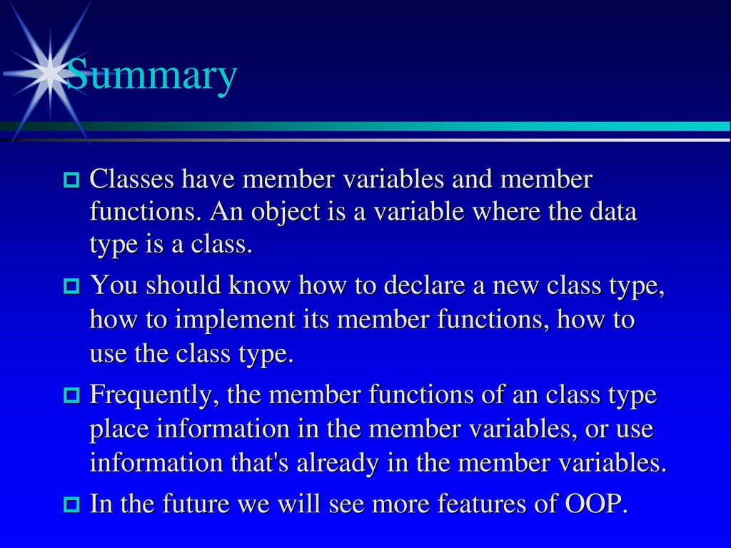 Object Oriented Programming - ppt download