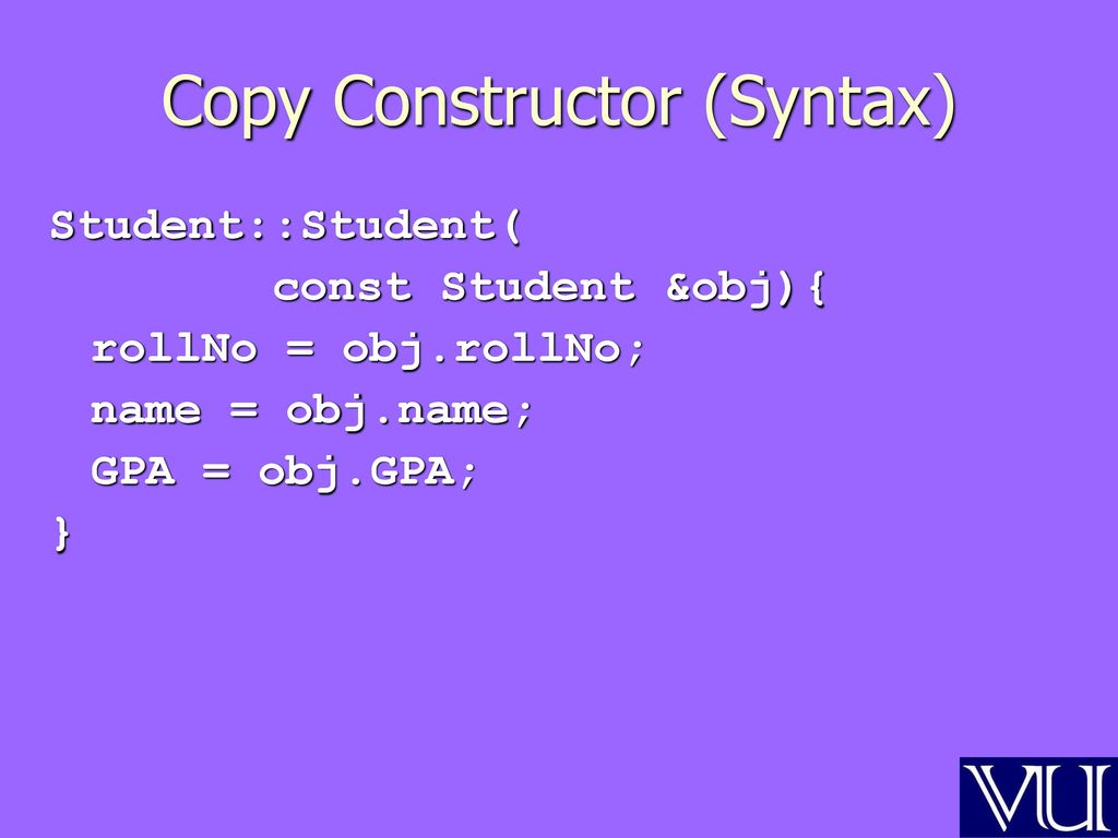 Object Oriented Programming (OOP) Lecture No ppt download