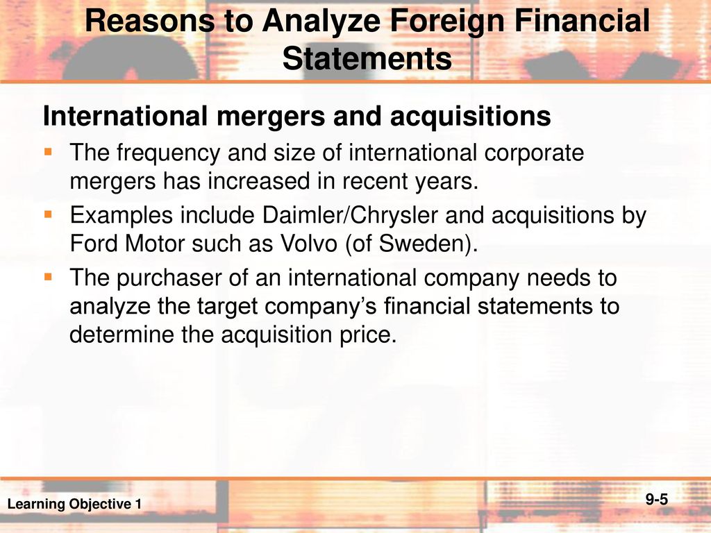 Reasons to Analyze Foreign Financial Statements
