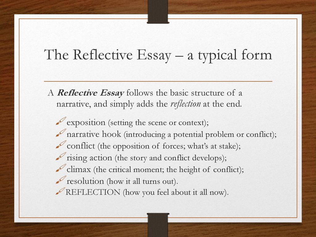how to end a reflective essay
