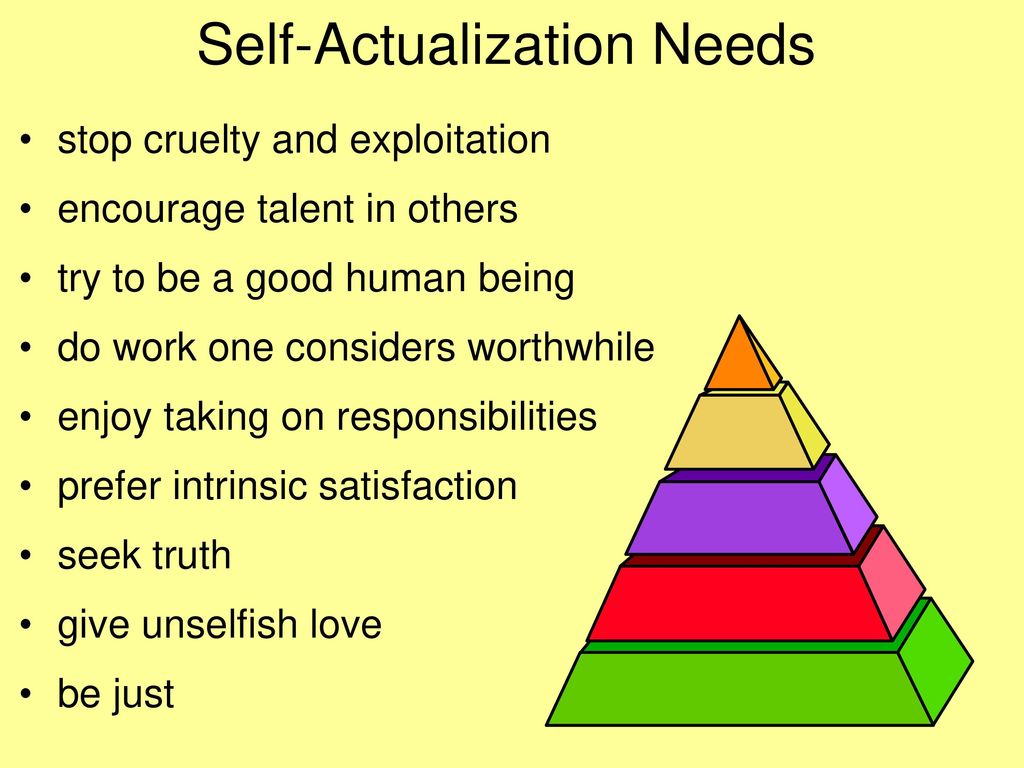 Maslow S Hierarchy Of Needs Ppt Download