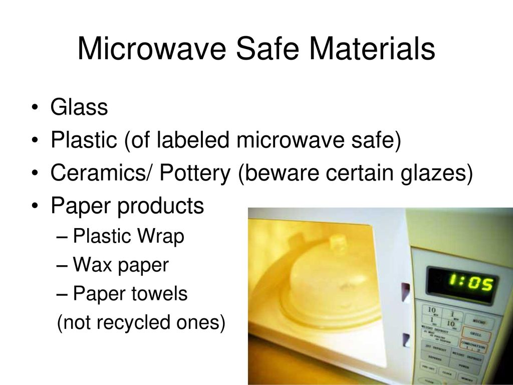 microwave safe materials