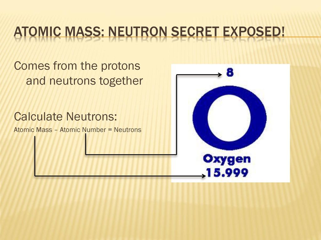 Atomic Mass: Neutron Secret Exposed!