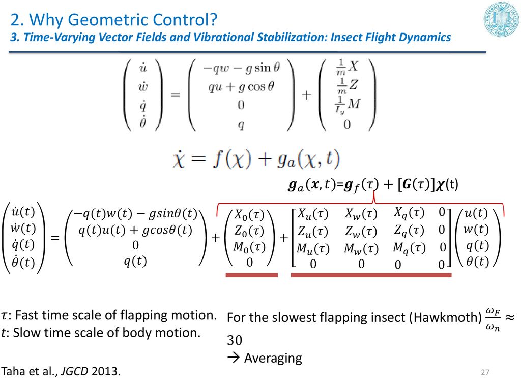 Differential Geometric Control Theory And Applications Ppt Download