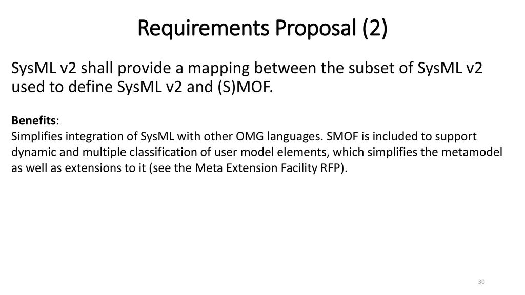 Sysml v2 formalism requirements benefits ppt download
