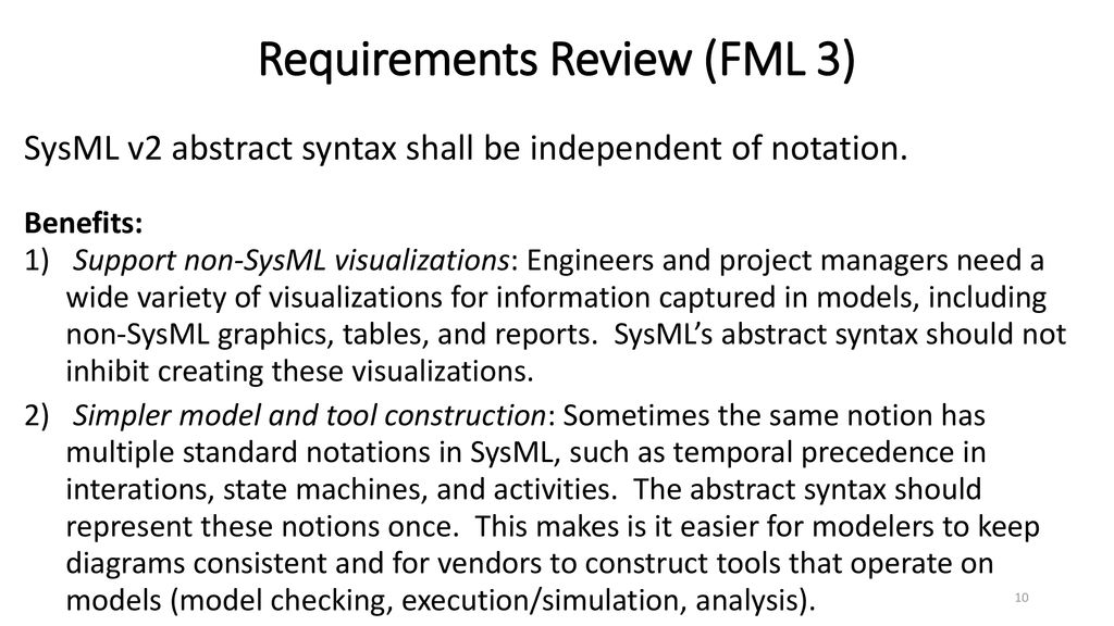 Sysml v2 formalism requirements benefits ppt download
