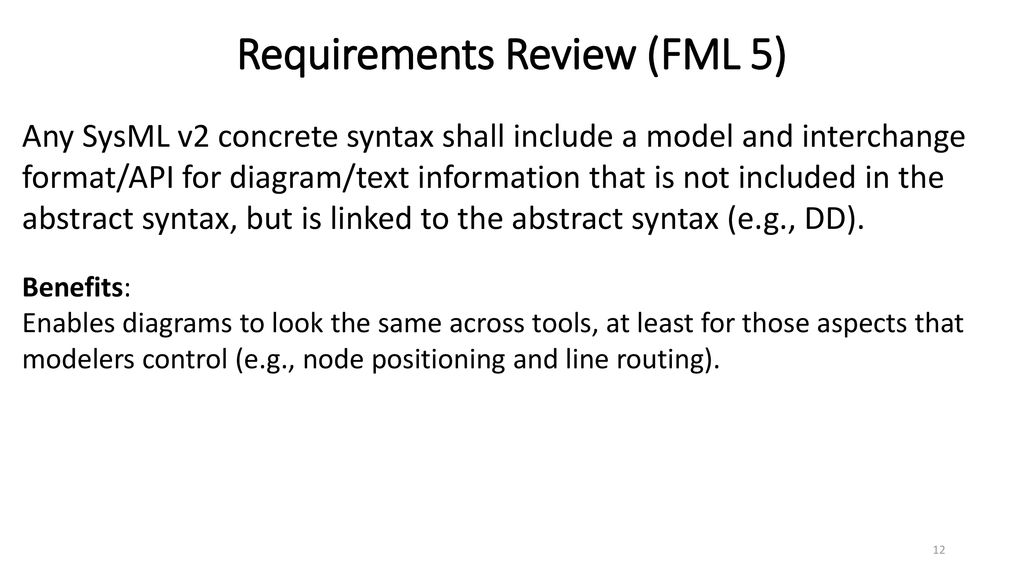 Sysml v2 formalism requirements benefits ppt download