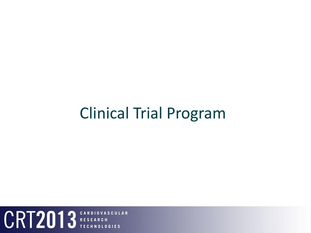 Clinical Trial Program
