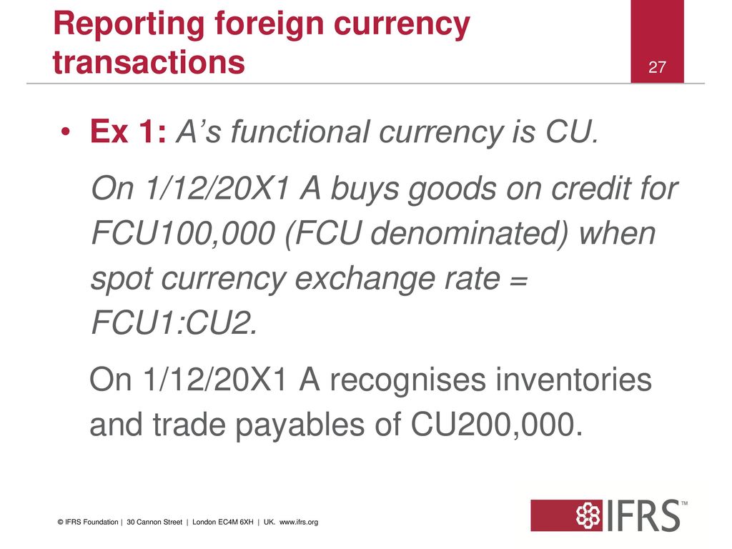 Accounting For Share Based Payments Foreign Exchange And - 
